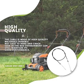 Amazon.com : 54530-VH7-000 Roto-Stop Cable Compatible with